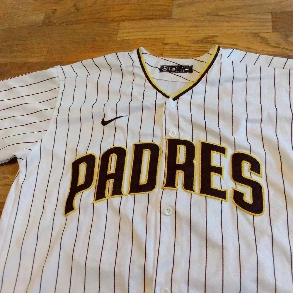 Nike Eric Hosmer San Diego Padres Pinstripe Jersey Men's Large
